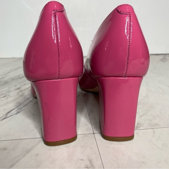 Marc Fisher Zala Pink Patent Leather Pointy Toe Pump 5 1/2 M - Picture 4 of 14